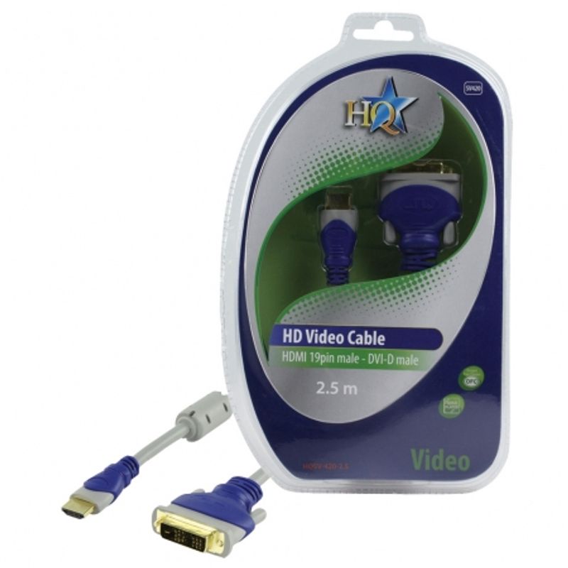 hq-hqsv-420-2-5-cablu-video-hdmi-mare-dvi-d--2-5m-29322