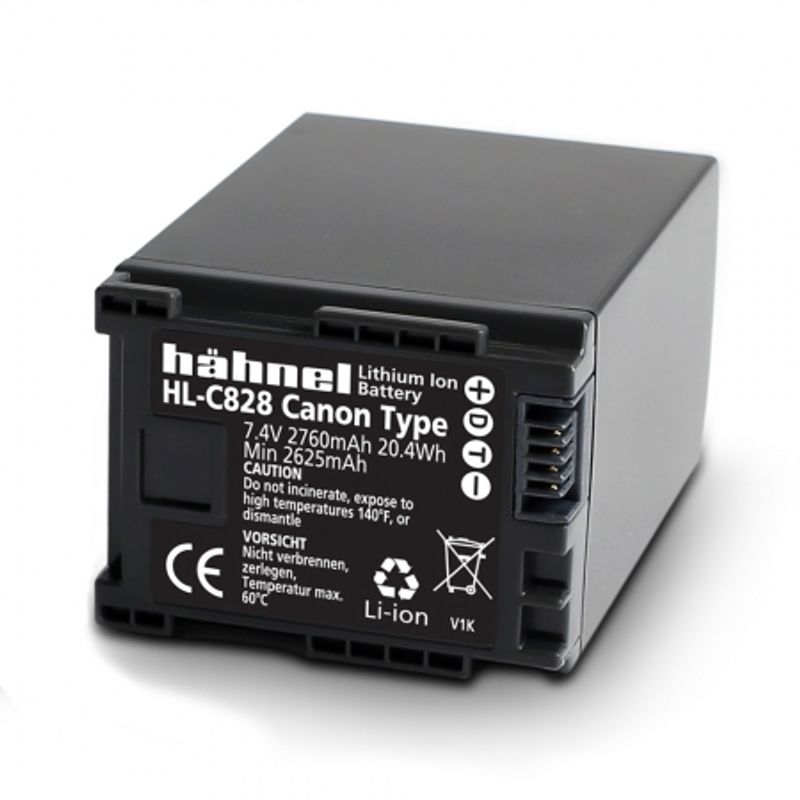hahnel-hl-c828-acumulator-li-ion-tip-canon-bp-827-bp-828--2760mah-40993-647