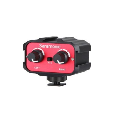 Saramonic SR-AX100 Adaptor Audio Pasiv cu 2 Canale pentru Aparate Foto si Video