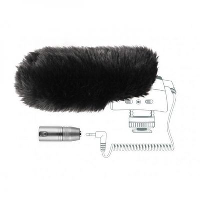 Sennheiser MZW400 - antivant microfon + adaptor XLR