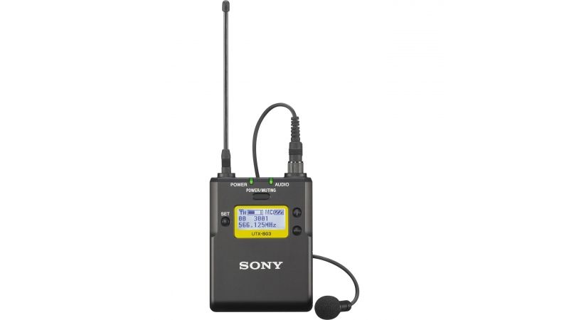 Sony UTX-B03 - transmitator cu microfon lavaliera - F64.ro - F64.ro