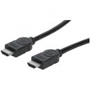 Manhattan - cablu monitor HDMI/ HDMI 1.4 Ethernet 10m, negru, contacte nichelate