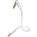 Cablu Jack 90 grade 3,5mm la jack 3,5 mm, 75cm
