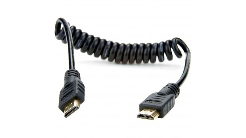 Troublesome stockings Characterize Atomos cablu HDMI 4K60p mare-mare 40cm spiralat (80cm extins) - F64.ro -  F64.ro