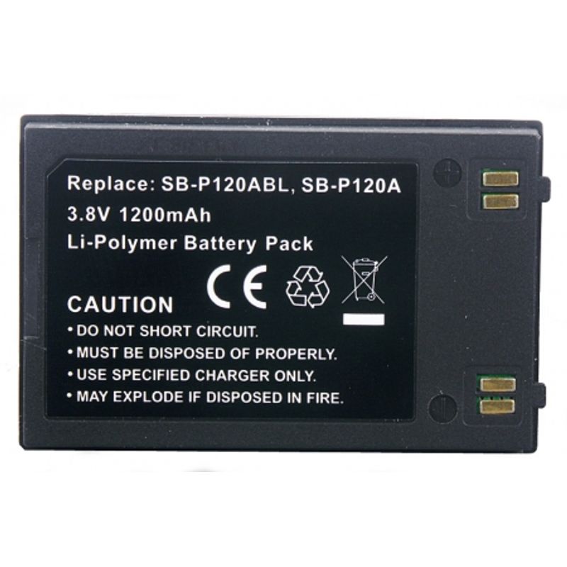 power3000-pl821b-23p-acumulator-tip-sb-p120asl-pentru-camere-video-samsung-1200mah-black-4983