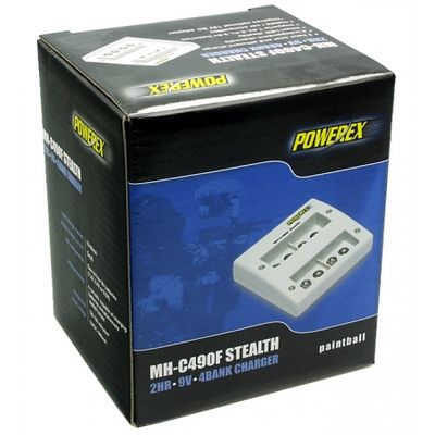 Maha MH-C490F - incarcator inteligent pentru 4 acumulatori Ni-Mh de 9V, timp de incarcare 2h