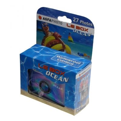 Agfa LeBox Ocean Aparat Foto pe Film de Unica Folosinta 35mm ISO 400 27 Expuneri Subacvatic