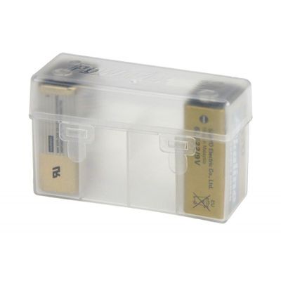 Cutie plastic pentru 4 acumulatori 9V