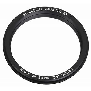 Canon Macrolite Adapter 67 (pentru MT-24EX si MR 14EX)