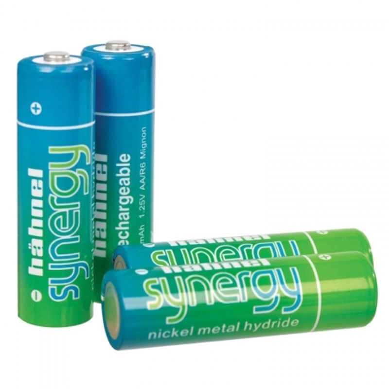 hahnel-synergy-set-4-acumulatori-tip-aa-r6-1-25v-2500mah-ni-mh-15577