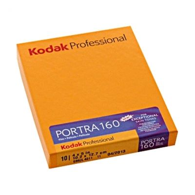 Kodak Portra 160 - plan-film negativ color ISO 160, 10,2x12,7cm (4x5") 10 coli