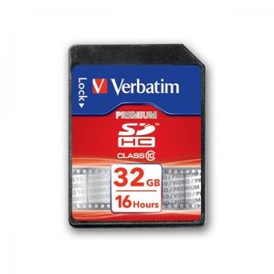 Verbatim SDHC 32GB Class 10