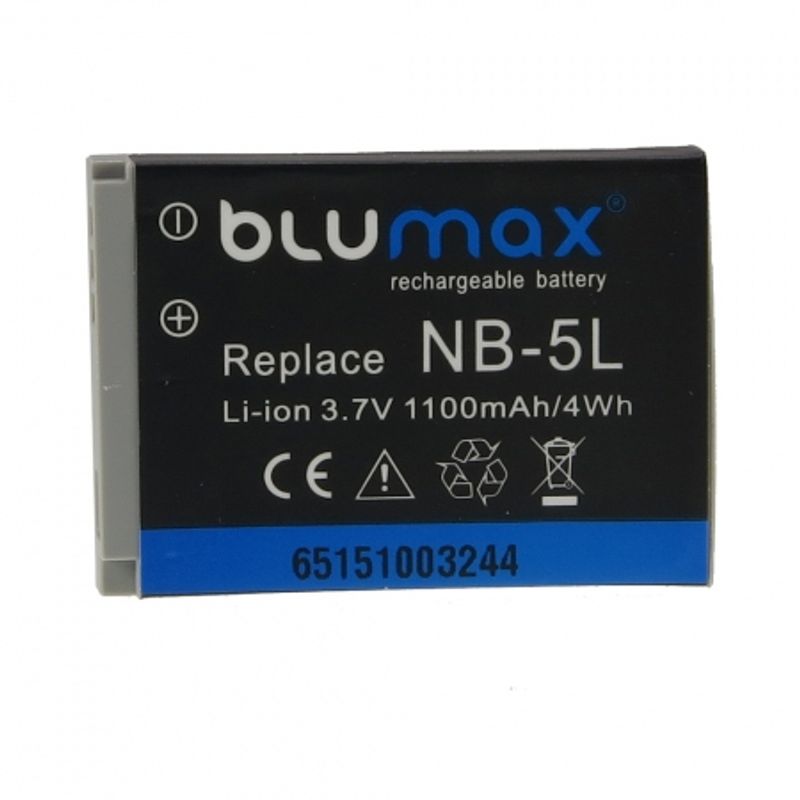 blumax-65151-acumulator-replace-tip-canon-nb-5l--1100mah-20048