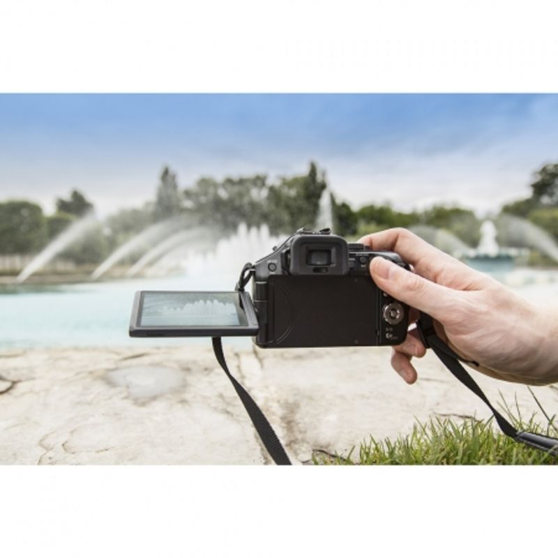 Panasonic Lumix DMCG5K negru kit Vario G 1442mm f/3.55.6 Mega OIS