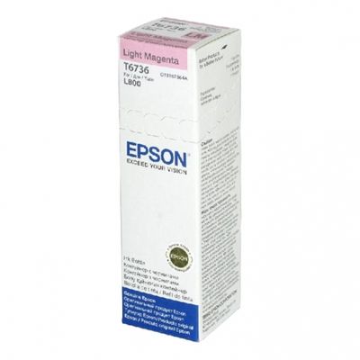 Epson T6736 -  cerneala light magenta pentru imprimanta Epson L800