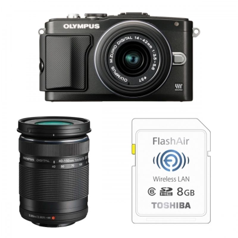 olympus-pen-e-pl5-negru-ez-m1442-ii-r-ez-m4015-r-bonus-card-wireless-8gb-flashair-23968