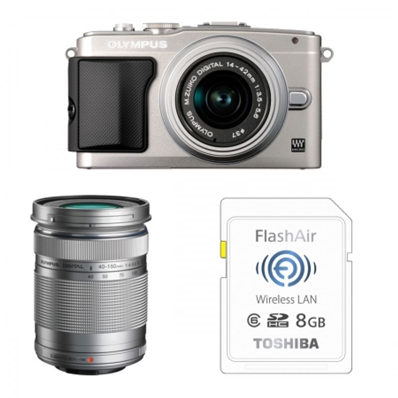 olympus-e-pl5-argintiu-ez-m1442-ii-r-silver-ez-m4015-r-bonus-card-wireless-8gb-flashair-23970