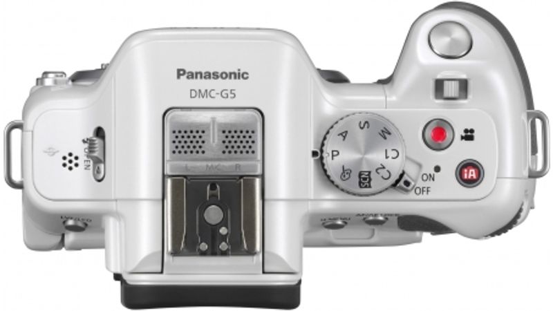 Panasonic Lumix DMC-G5 alb + obiectiv PowerZoom 14-42 - F64.ro