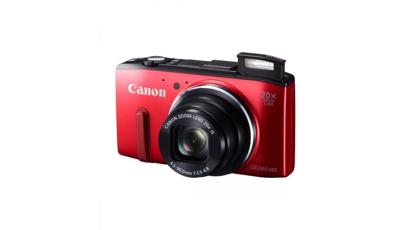 Canon PowerShot SX280 HS rosu - 12.1 Mpx, Zoom 20x, Wi-Fi - F64.ro