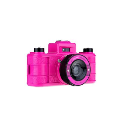 Lomography Sprocket Rocket SUPERPOP! Azure Aparat Foto pe Film Panoramic Roz