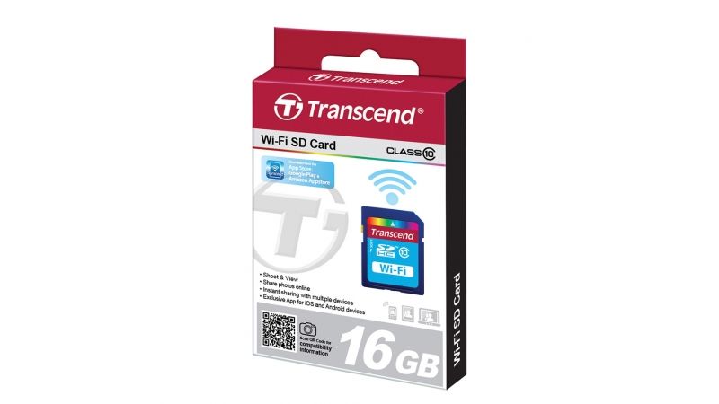 Transcend Wi-Fi SDHC clasa 10 16GB - card de memorie wireless - F64.ro