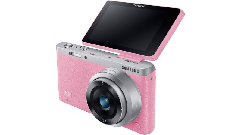Samsung NX Mini kit 9mm Roz - F64.ro