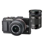 olympus-e-pl6-negru-kit-cu-14-42mm-ii-r-negru-si-40-150mm-r-negru-41120-955