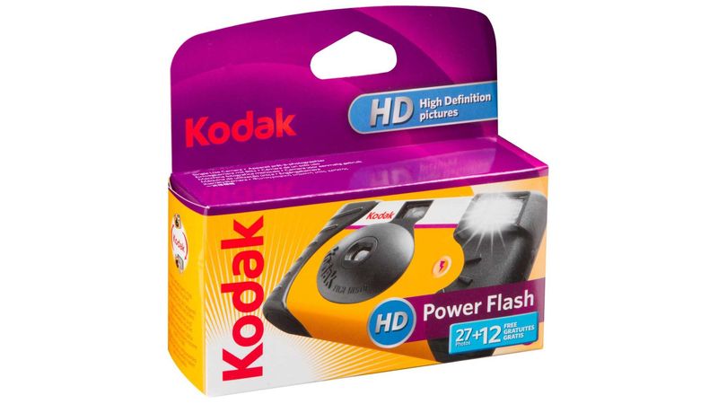 Achievable Marvel Finite Kodak Power Flash 27+12 Aparat Foto pe Film de Unica Folosinta 35 mm Color  39 Expuneri - F64.ro