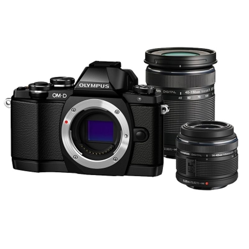 kit-olympus-om-d-e-m10-negru-ez-m1442-ii-r-negru-m-zuiko-digital--ed-40-150mm-1-4-0-5-6-r---ez-m4015-r-negru-50490-364