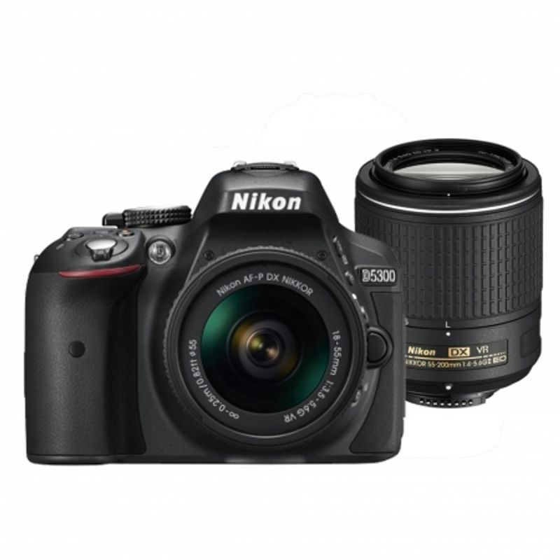 nikon-d5300-dual-zoom-kit--af-p-18-55-vr-55-200-vrii--negru--54098-815