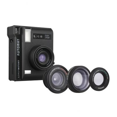 Lomography Instant Automat + Obiective, Negru