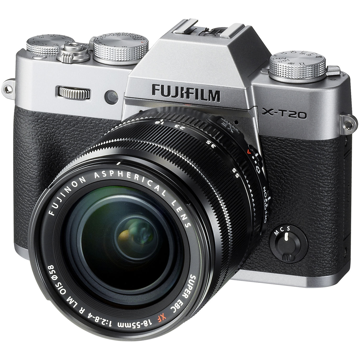 Fujifilm X-T20 Aparat Foto Mirrorless 24MP Kit cu Obiectiv 18-55 F