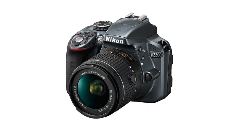 Nikon D3300 Kit AF-P 18-55mm VR, Gri - F64.ro