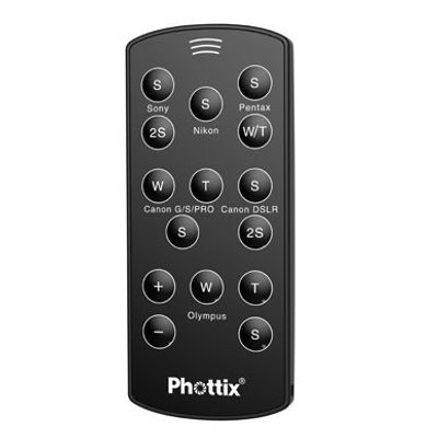Phottix 6-in-1 IR Remote Telecomanda Universala pentru Nikon, Canon, Sony, Pentax, Olympus