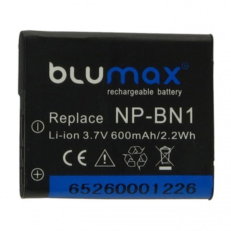 blumax-np-bn1-acumulator-replace-sony-np-bn1--600mah-32585