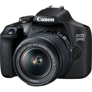 Canon EOS 2000D 24.1MP Kit cu Obiectiv EF-S 18-55mm IS II