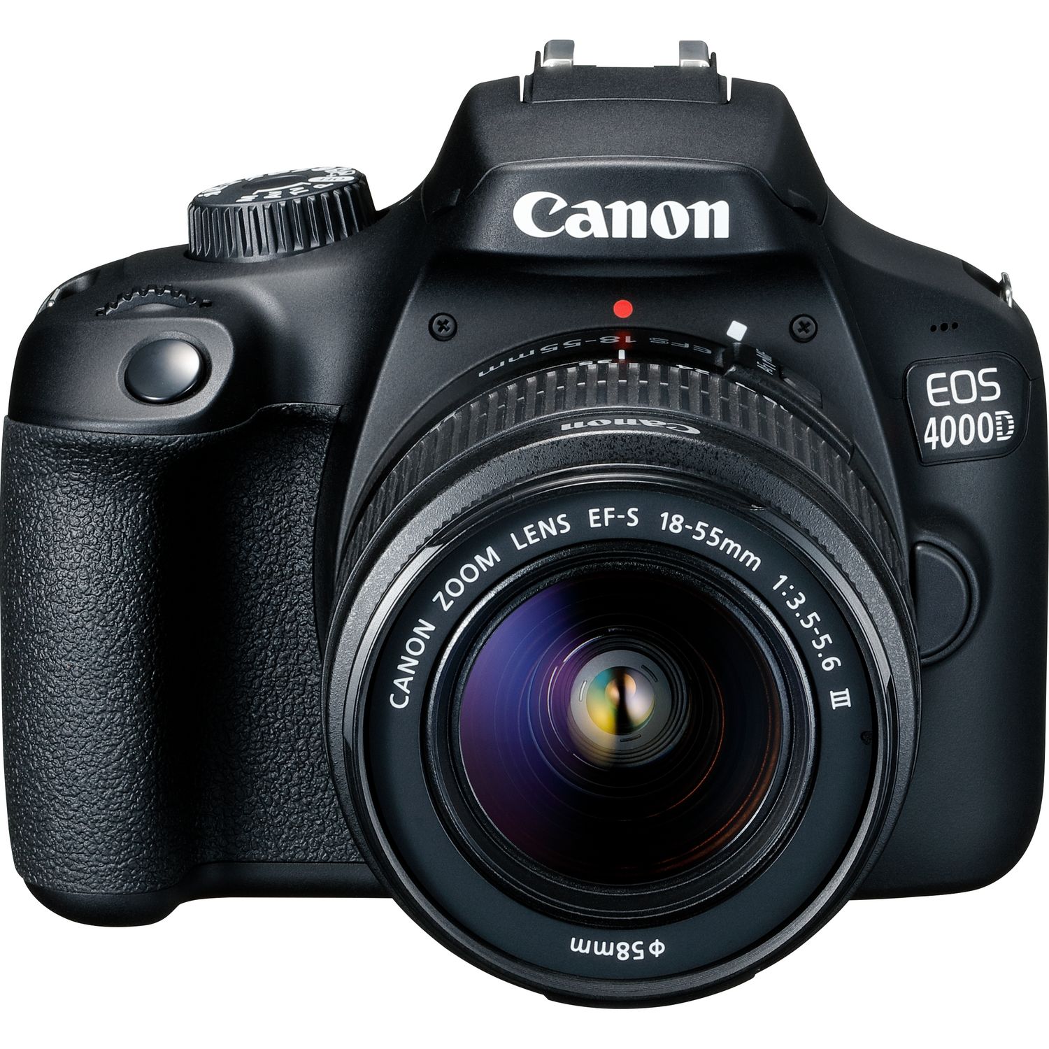 Mechanics pest get Canon EOS 4000D Aparat Foto DSLR 18MP CMOS FullHD Kit cu Obiectiv EF-S 18-  55 F/3.5-5.6 III Negru - F64.ro - F64.ro