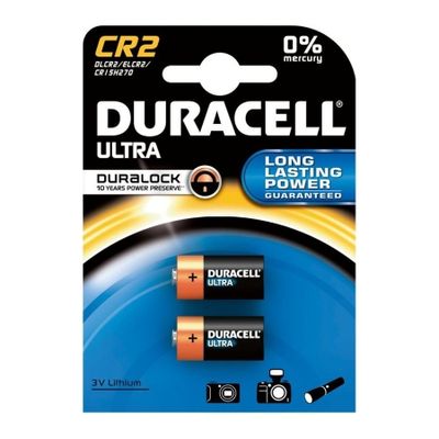 Duracell CR2 - set 2 baterii alcaline