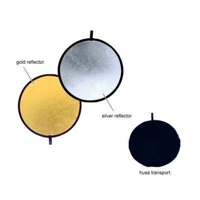 Fancier blenda 2in1, silver/gold, 80cm