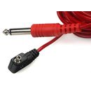 Cablu Sincron 10m  Kaiser #1409 PC-Jack 6,35mm - RED