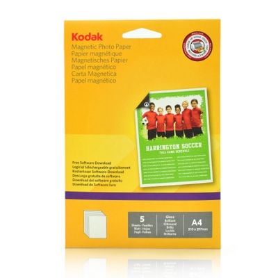Kodak Glossy hartie foto magnetica A4 5coli 690gr