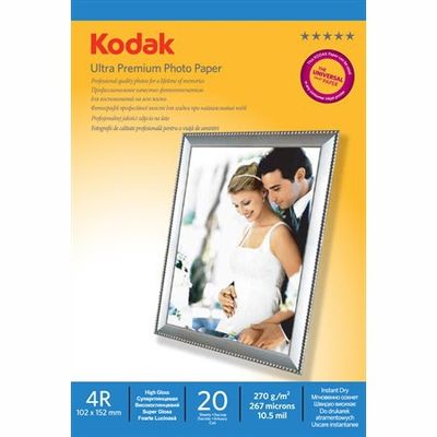 Kodak RC Ultra Premium Glossy hartie foto 10x15 20coli 270gr