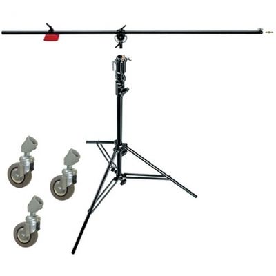 Manfrotto Light Boom 085BS Stativ cu Boom si Roti
