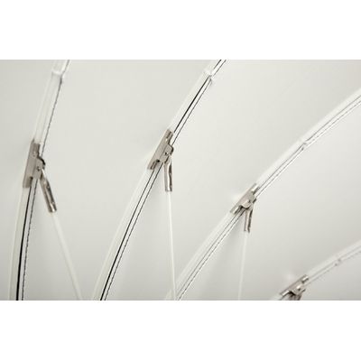 Dynaphos White reflective Fibro 150 - Umbrela reflexie alb 150cm
