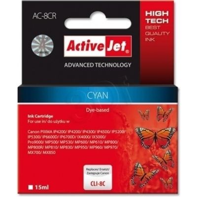 ActiveJet replace Canon CLI-8C (15ml) - Pixma Pro9000