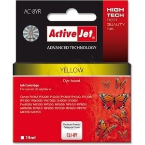 ActiveJet replace Canon CLI-8Y (15ml) - Pixma Pro9000