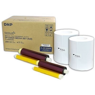 DNP Set Hartie + Tonner 15x20cm (2 role x 200) pentru DS620