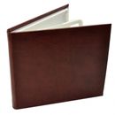 Carcasa 4 CD DVD, Piele eco, Model Clasic - Maro