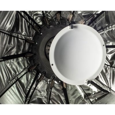 Fancier Octobox 80cm cu 16 spite argintiu - montura Bowens