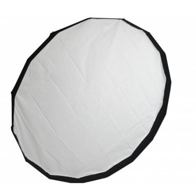 Fancier Octobox 100cm cu 16 spite alb - montura Bowens